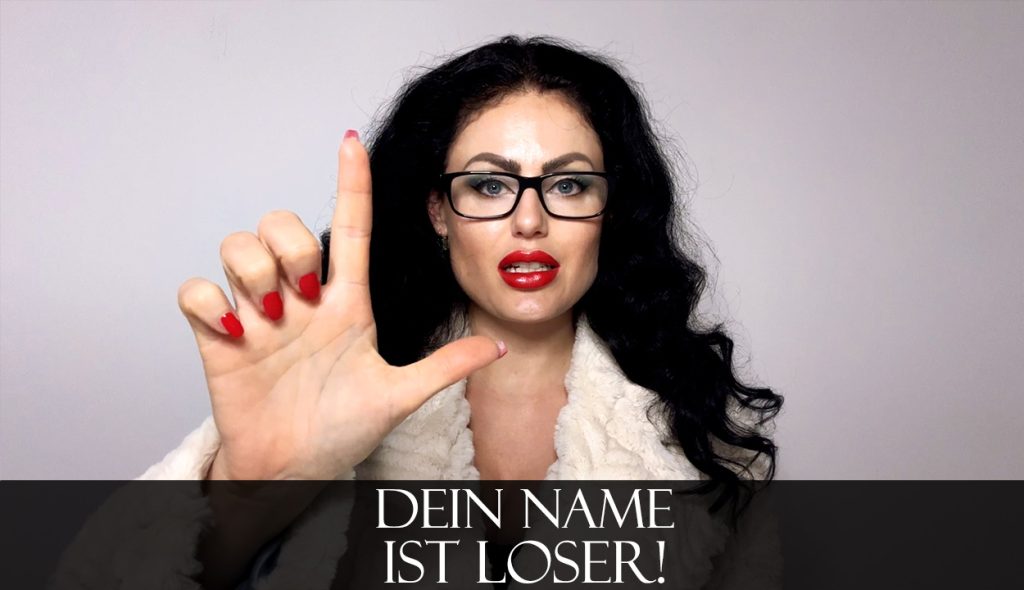 Blackdiamoond Porno Video: Dein Name ist Loser!