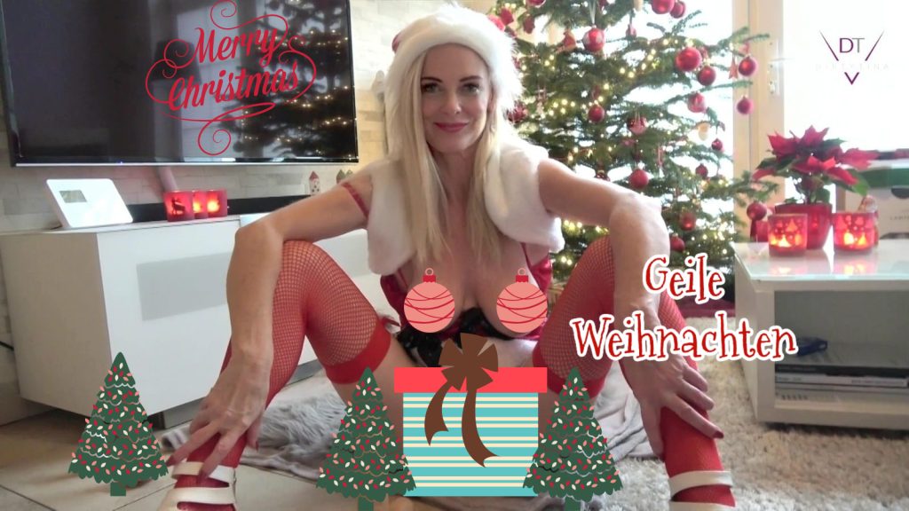 Dirty Tina Porno Video: Verfickt geile Weihnachten!