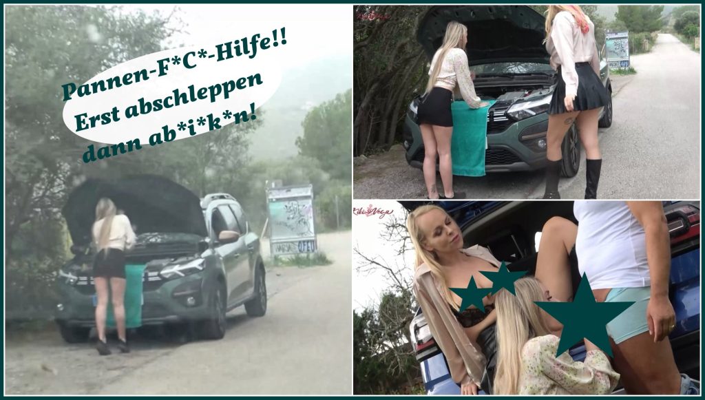 Kiki Vega Porno Video: Pannen-FICK-Hilfe!!  Erst abschleppen dann abficken!