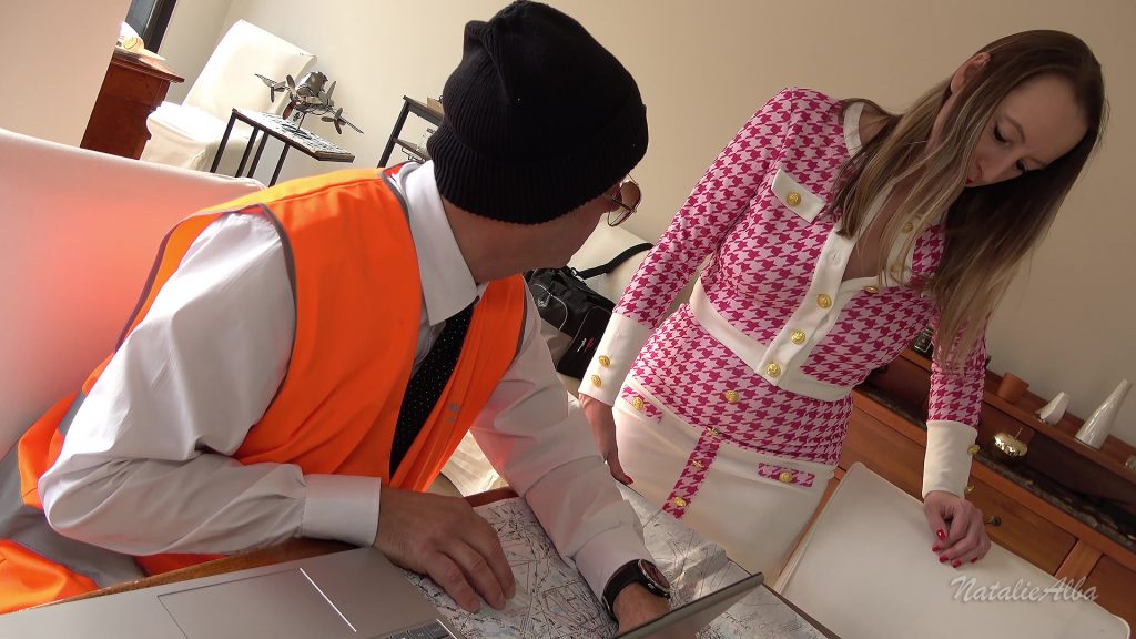 Natalie Alba Porno Video: Flugvorbereitung